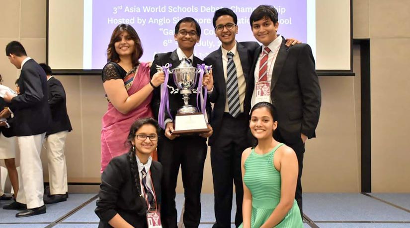 Team ISDS India at Asia World Schools Debating Championships (AWSDC) 2016, ...